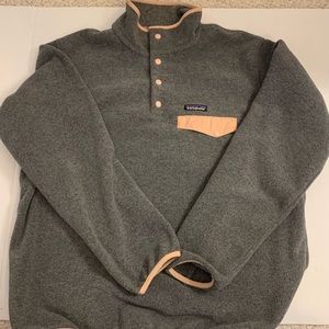 Fleece Snap Pullover Jacket